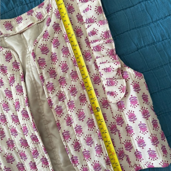 Pink & Piña | Spanish Floral Vest | Size Small - Picture 5 of 7